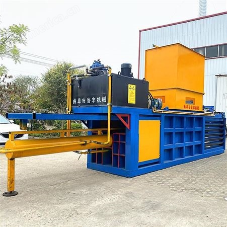 江苏卧式废纸打包机 120吨卧式压包机机械