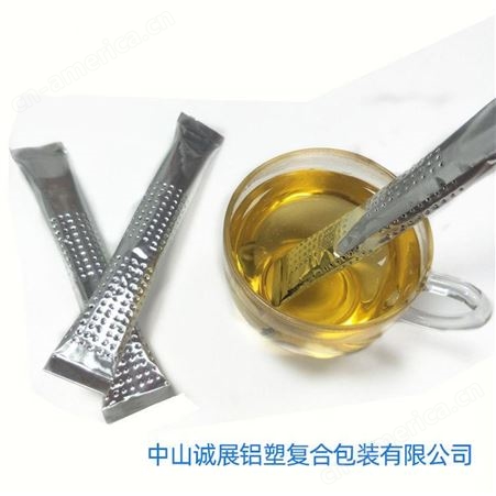 冲泡式茶棒包装铝箔 针孔式茶叶包装铝膜 诚展厂家生产定制