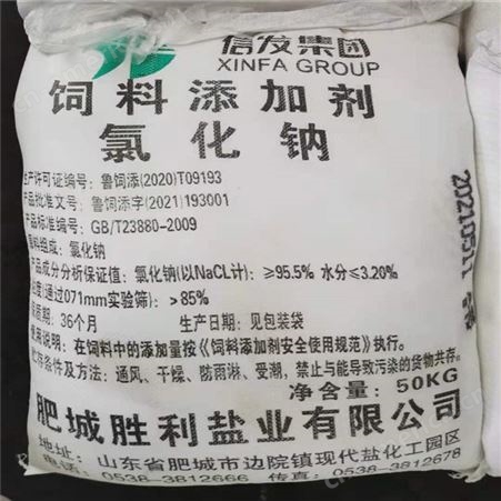 饲料添加剂用工业盐 小白盐生产厂家  永月化工