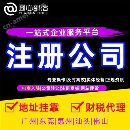 广州公司注册公司营业执照办理工商服务代理记账报税执照年检