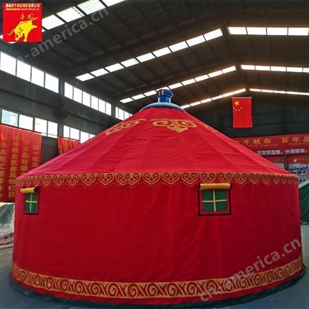 济南蒙古包生产厂家 金牛帆布 会议厅蒙古包供应商