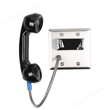 JOIWO玖沃 壁挂式 电话机公用话机 小巧银行电话机 不锈钢JWAT123