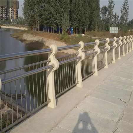 桥梁防撞护栏高架桥两侧防撞立柱景区景观防撞栏杆
