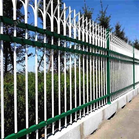 锌钢护栏围栏栅栏户外室外铁艺花园围墙农家院小区黑色栏杆防护栏