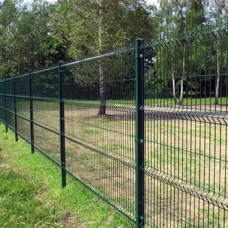 金鹏果园圈地养殖护栏网工厂双边丝护栏网厂家生产