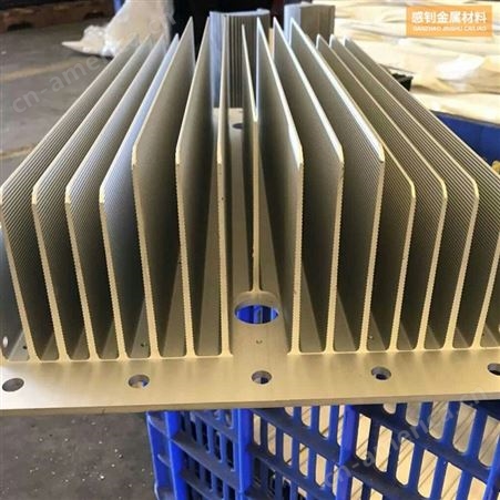电子散热片 固态散热器 铝型材散热器 感钊CNC加工铝型材厂家