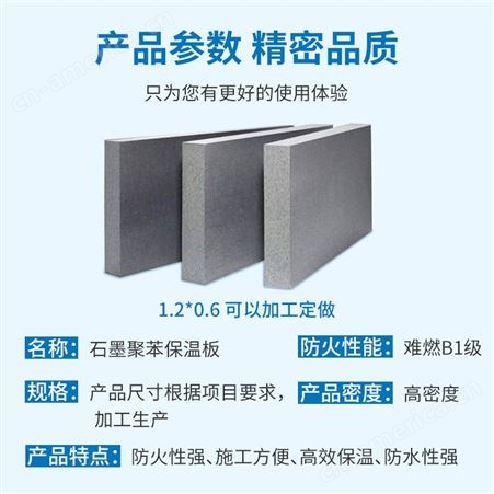 B1级石墨聚苯板 楼板减震保温隔音板 材质优现货销售 新路