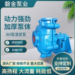 AH渣浆泵 浙高耐磨渣浆泵 -磐金泵业