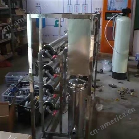 玻璃生产冲洗 单级用的反渗透设备 峻峰小型去离子水处理设备定制