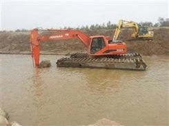 沼泽地挖掘机出租 吉林水上挖机出租供应