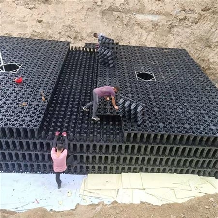 济南有蓄水模块生产厂家 东吴雨水收集池PP模块搭建 海绵城市建设总包