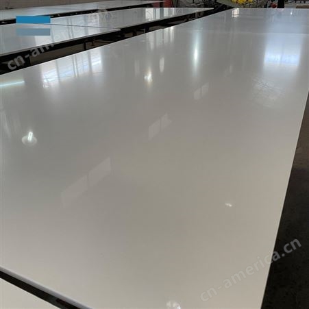 石英石单色细颗粒板材 厨房橱柜吧台面板定做 纯色定制加工厂