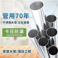 耀龙 不锈钢水管 304 316L规格齐全 冷热轧处理 全国配送