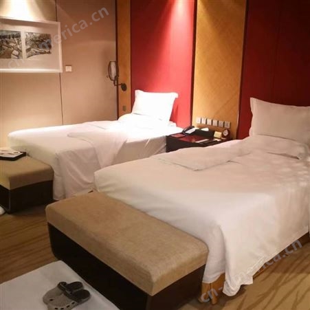 天津酒店宾馆床上用品,酒店客房纯棉布草,全棉棉织品定做厂公司